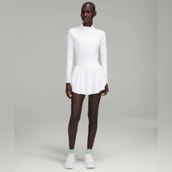 NWT Sz 12 NULUX LONG SLEEVE TENNIS HALF-ZIP Magenta Purple MGPR Lululemon - Picture 11 of 13